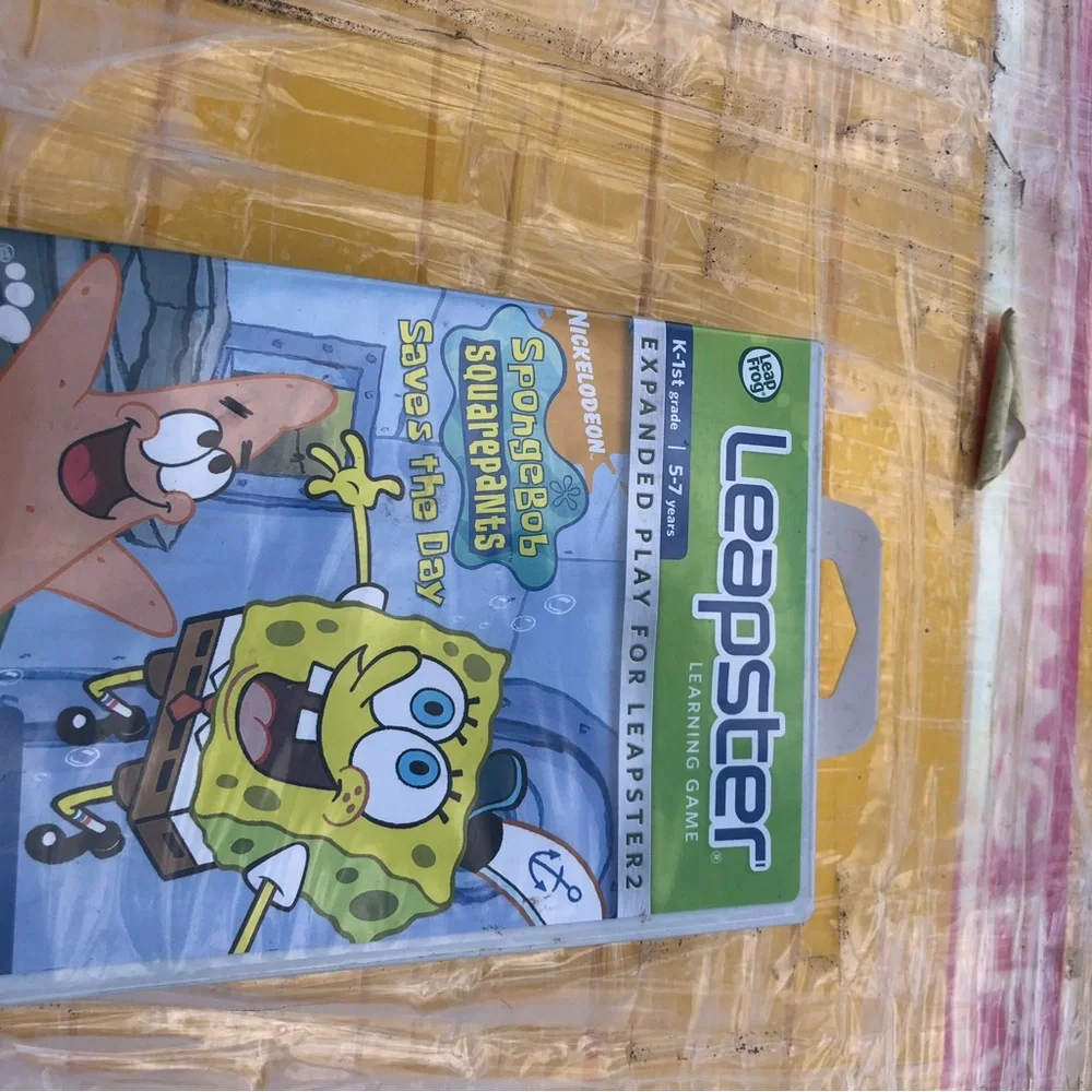 Leapster Learning Game Cartridges - SpongeBob + Creature Create + Star Wars